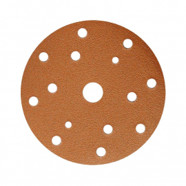 SUNMIGHT ORANGE шлифовальный диск, на основе пленки  D-150 мм, 15 отв.