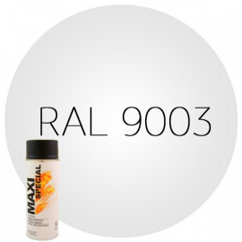 RAL9003 аэрозольная краска, сигнально-белая, 400 мл
