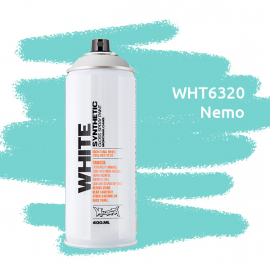 Montana WHITE краска для граффити баллон 400 мл, немо