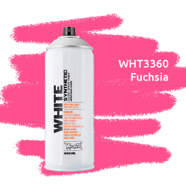 Montana WHITE краска для граффити баллон 400 мл, фуксия