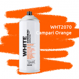 Montana WHITE краска для граффити баллон 400 мл, оранжевый кампари