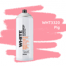 Montana WHITE краска для граффити баллон 400 мл, розовая