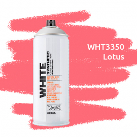 Montana WHITE краска для граффити баллон 400 мл, розовый лотус