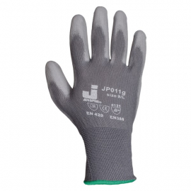 Jeta Safety JP011 защитные перчатки, с полиуретановым покрытием, серые