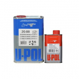 U-POL S2088 лак автомобильный, универсальный, 1+0,25 л