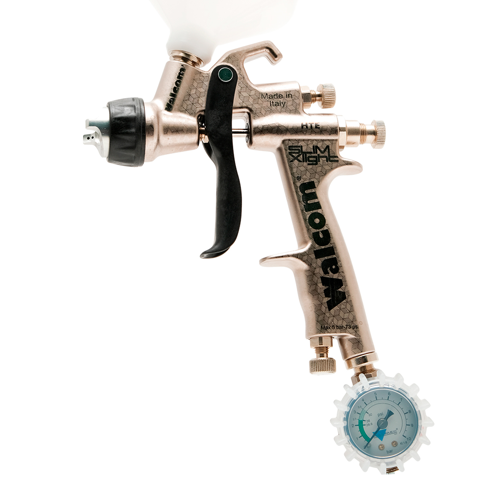 Walcom Slim X-LIGHT HTE краскопульт с манометром, сопло 1,3 мм