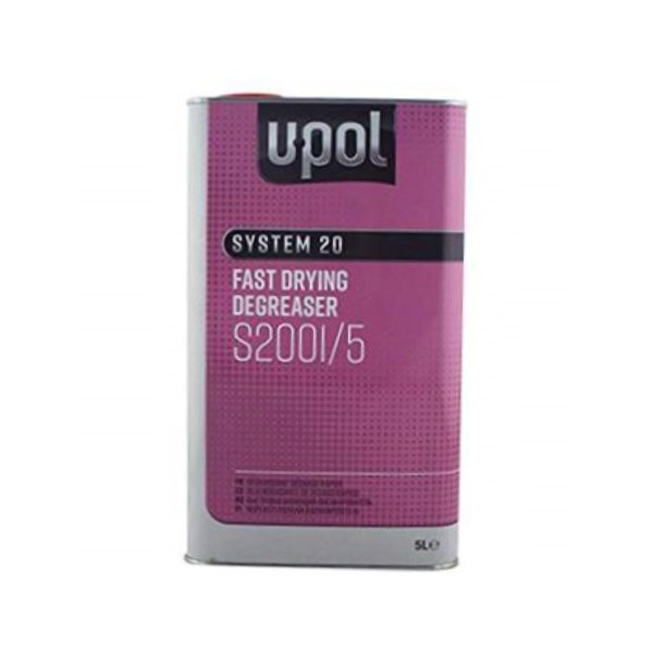 U-POL S2001 System 20 обезжириватель для покраски антисиликон, быстрый, 5 л