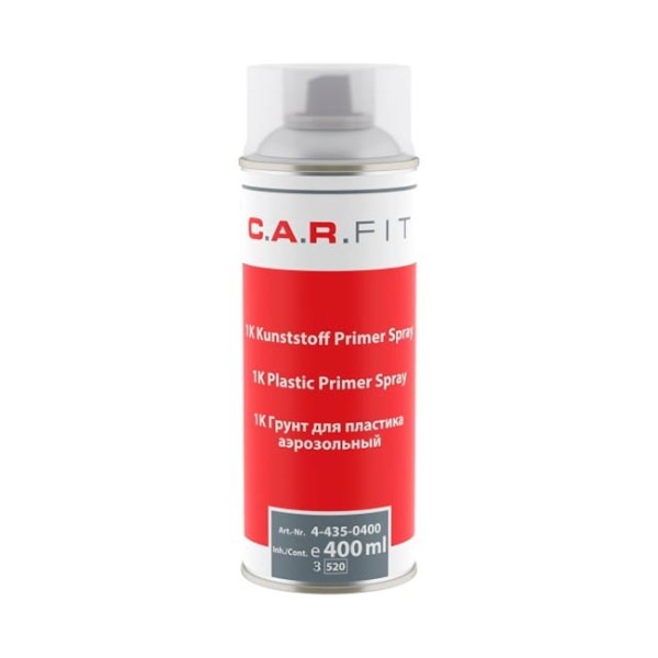 C.A.R. FIT аэрозольный грунт для пластика, серый, 400 мл