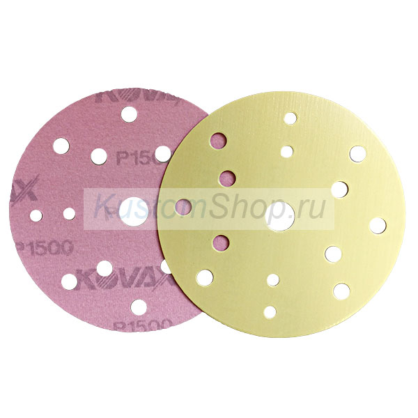 Kovax Yellow Film шлифовальный диск 152 мм, 15 отв., P800