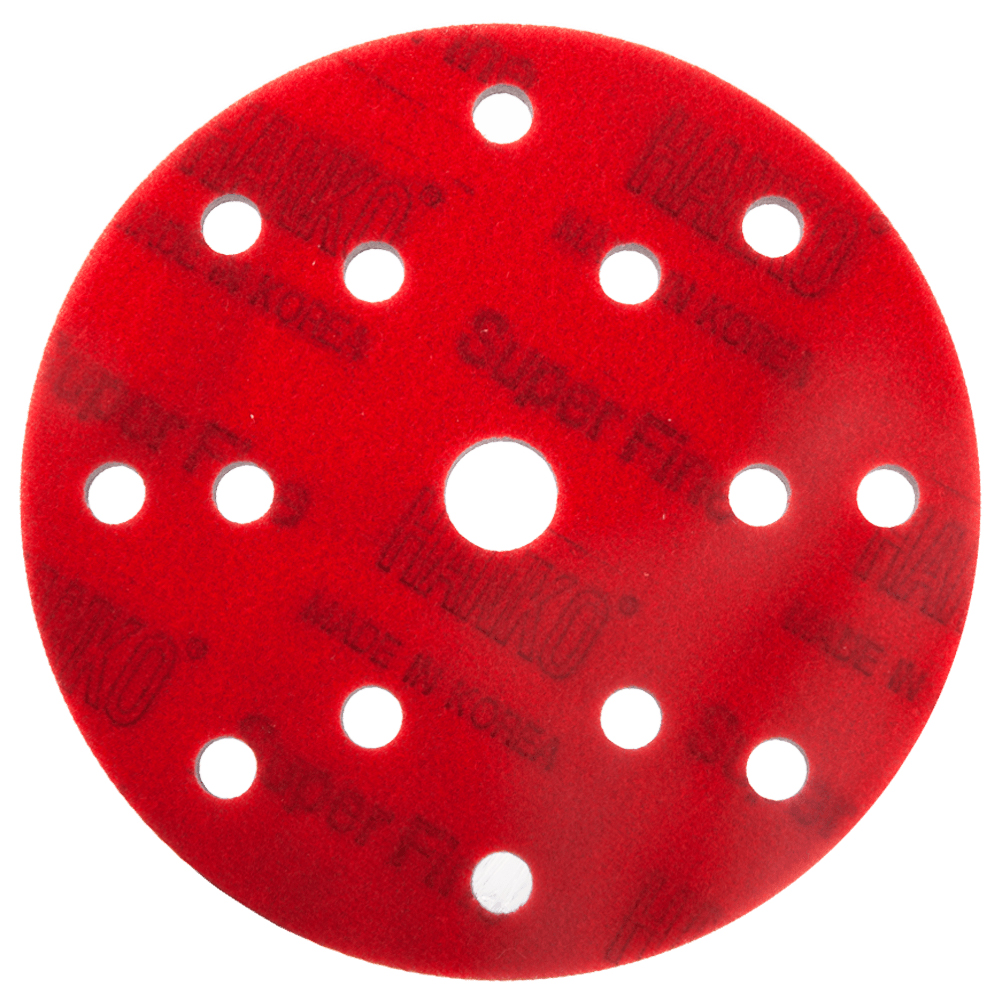 Hanko Sponge шлифовальный диск на липучке D-150мм 15отв. P180 SuperFine