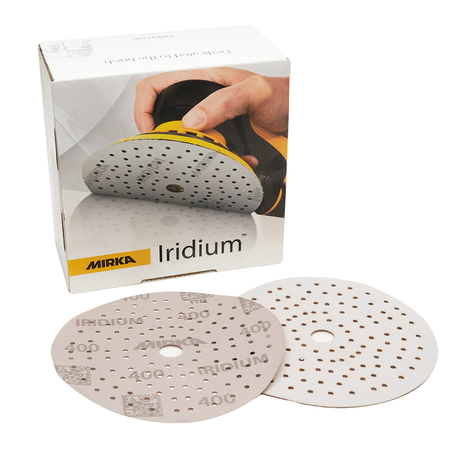 Mirka Iridium шлифовальный диск D-150 мм, 121 отв., P500