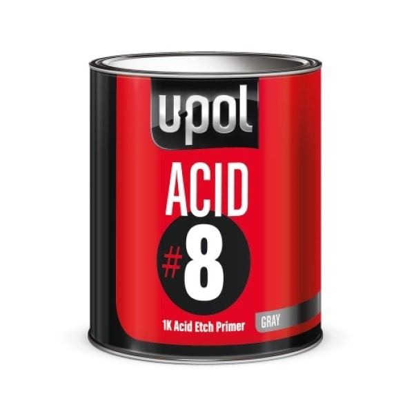 U-POL ACID#8 грунт автомобильный 1К протравливающий, 1 л