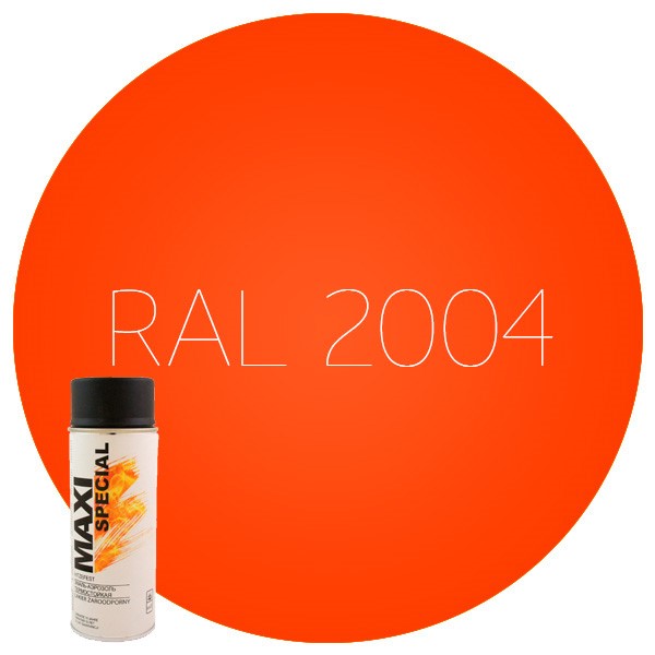 RAL2004 аэрозольная краска, оранжевая, 400 мл