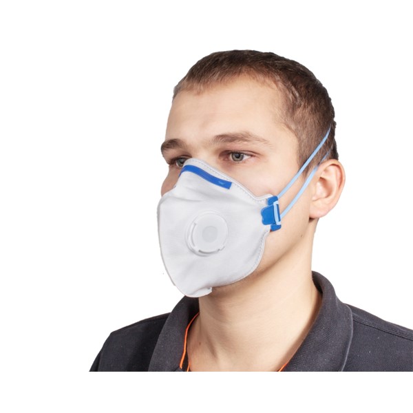 Jeta Safety 8222 респиратор одноразовый лепесткового типа с клапаном выдоха, (FFP2)