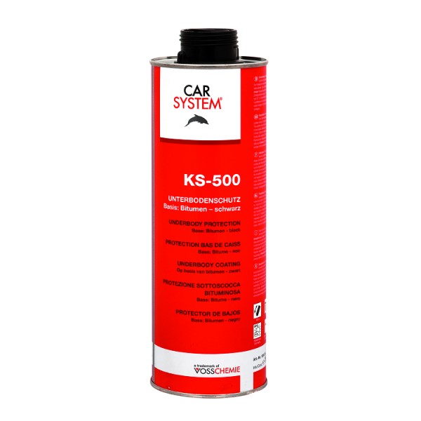 Carsystem KS-500 битумное покрытие для защиты днища, чёрный, 1 л