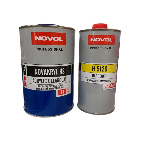 Novol NOVAKRYL лак автомобильный HS (2:1), 1+0,5 л