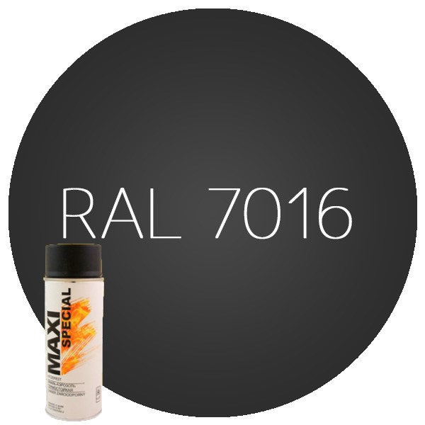 RAL7016 аэрозольная краска, антрацитово-серая, 400 мл