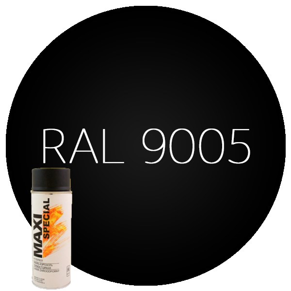 RAL9005 аэрозольная краска, черная матовая, 400 мл