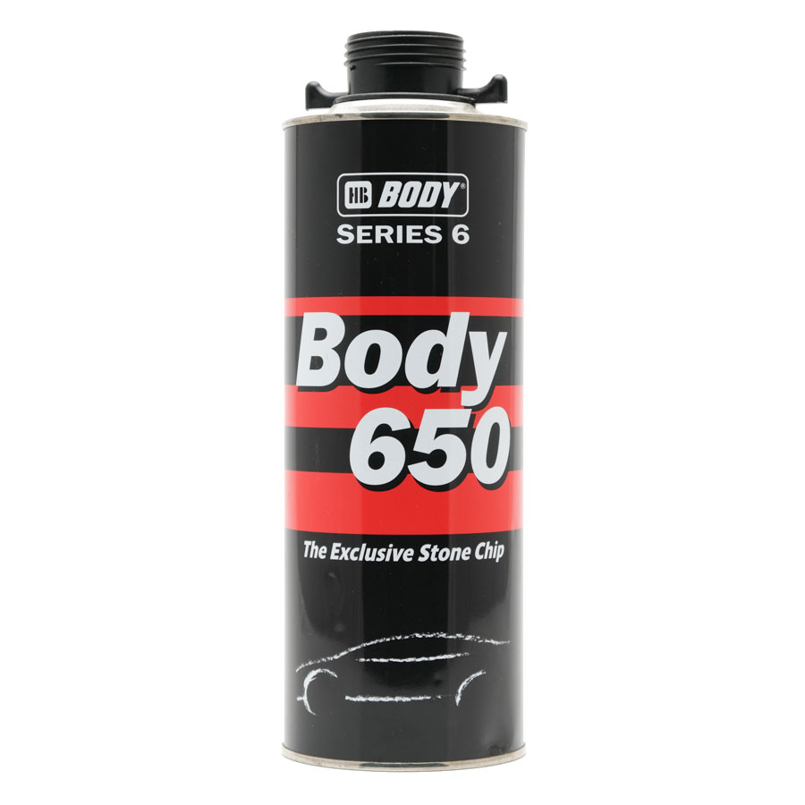 HB Body 650 PROLINE антигравий для кузова каучуковый черный 1 кг