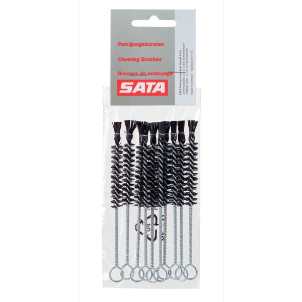 SATA 6007 набор для чистки краскопультов, 10 щеток