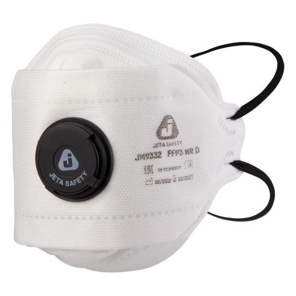 Jeta Safety 9332 респиратор одноразовый трехпанельный с клапаном выдоха, (FFP3)