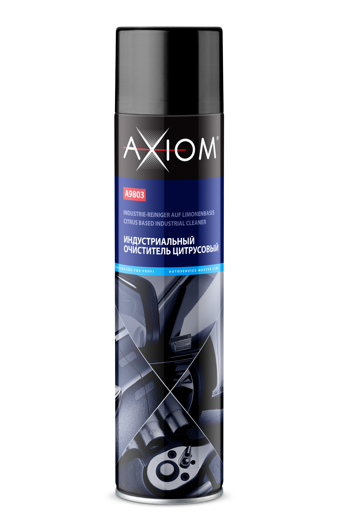 Axiom очиститель индустриальный цитрусовый, аэрозоль 800 мл