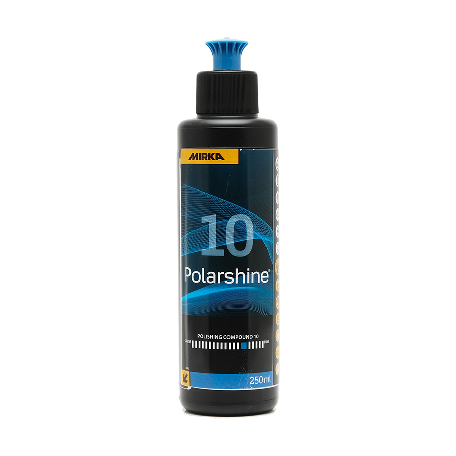 Mirka Polarshine 10 полировальная паста одношаговая (синий колпачек), 250 мл