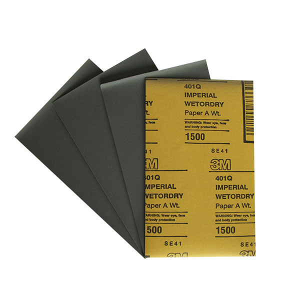3М 02048 наждачная бумага Wetordry 401Q микротонкая влагостойкая 138х230 мм, P1500