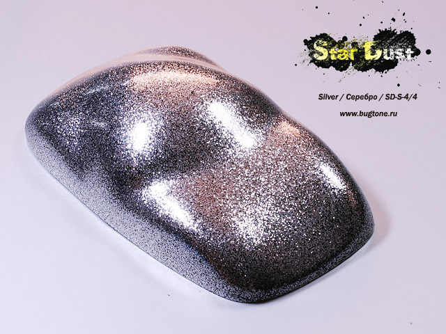 Star Dust блестки-глиттеры серебристые 400 мкм, 50 г