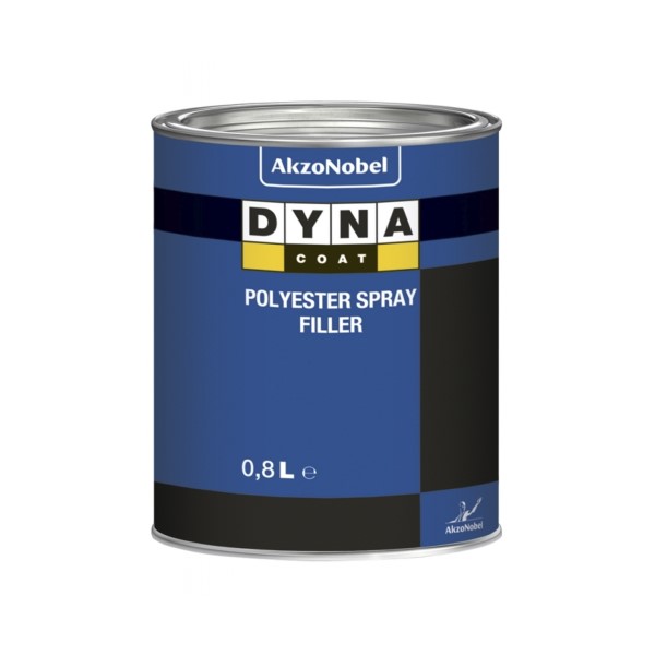 Dyna Spray Filler жидкая шпатлевка, 0,8 л + отвердитель