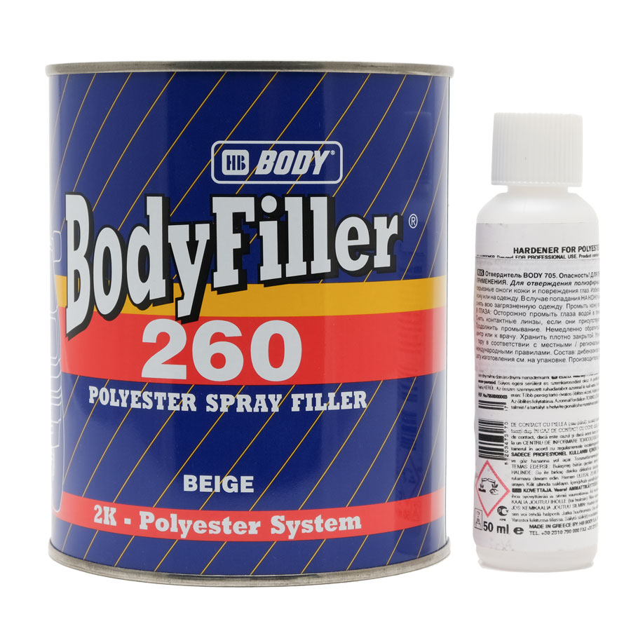 HB Body Filler 260 шпатлевка жидкая с отвердителем 1,65 кг
