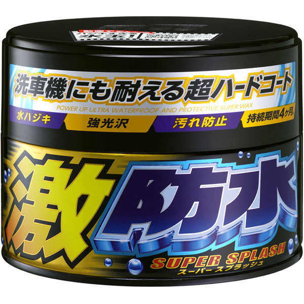 Soft99 Water Block Wax полироль для кузова защитный, для темных авто, 300 г.