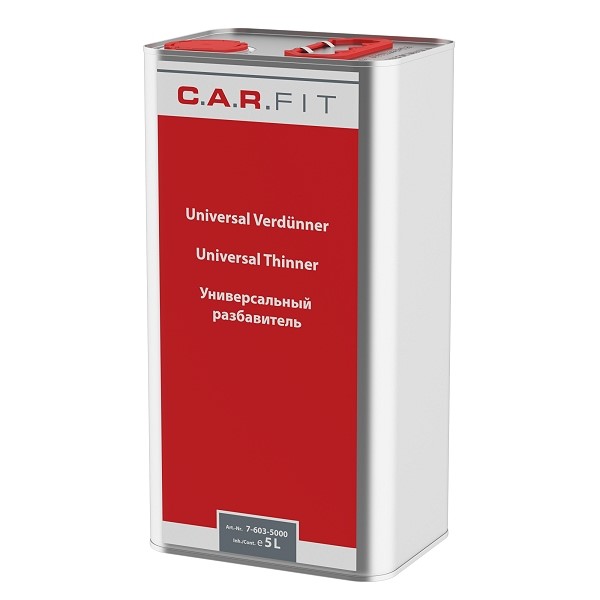 C.A.R. FIT разбавитель для акриловых авто ЛКМ, универсальный, 5 л