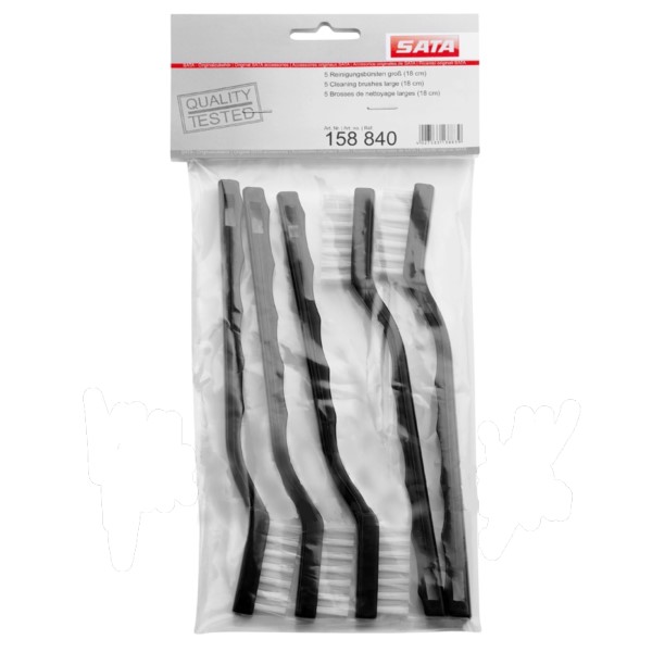 SATA 158840 набор для чистки краскопультов, щетка большая 5 шт