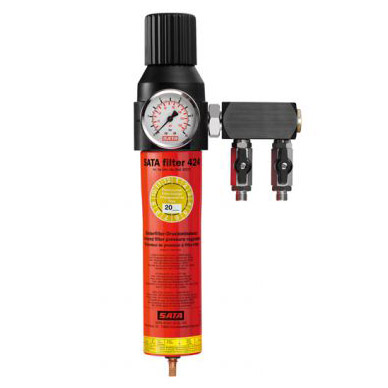 Sata 424 фильтр масловлагоотделитель с редуктором и манометром для компрессора