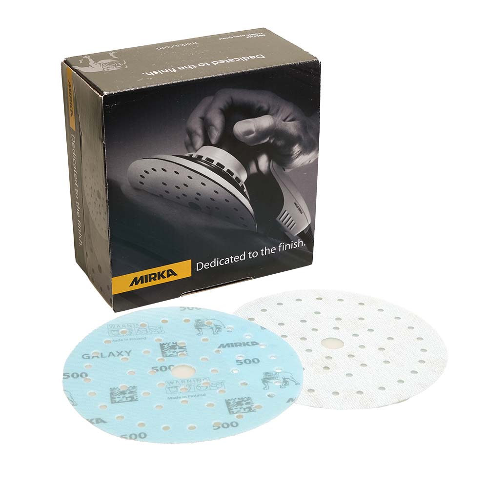 Mirka Galaxy шлифовальный диск на липучке 150 мм, Multifit 50 отв., P800
