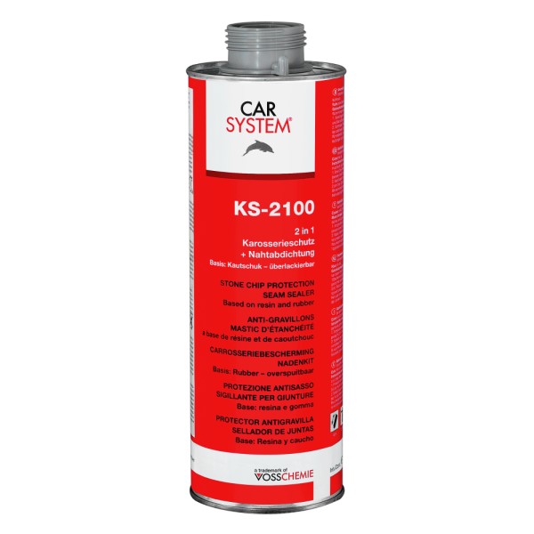 Carsystem KS-2100 антигравий - герметик чёрный окрашиваемый 1 л