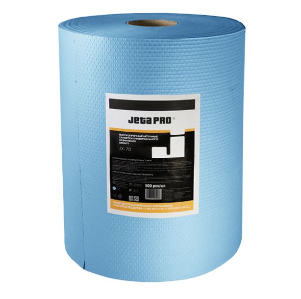 Jeta Pro 5850477 JX-70 высокопрочная салфетка для обезжиривания 68 г/м в рулоне 500 листов, 355х360