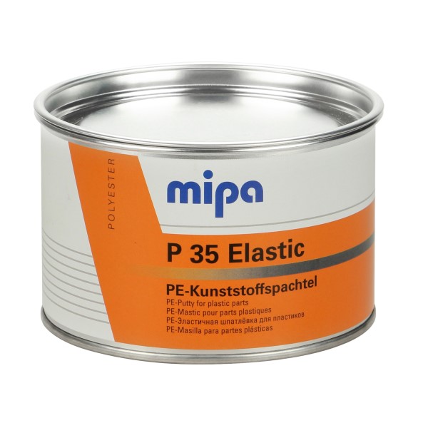 MIPA P35 Elastic шпатлевка для пластика, темно-серая, 1 кг