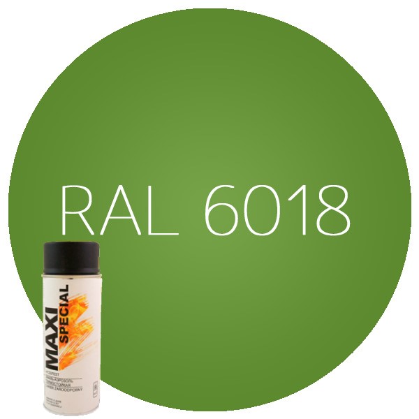 RAL6018 аэрозольная краска, ярко-зеленая, 400 мл