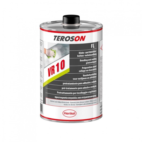 Teroson VR 10 очиститель для вклейки стекол, 1 л