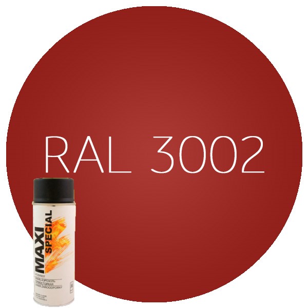 RAL3002 аэрозольная краска, красная кармен, 400 мл