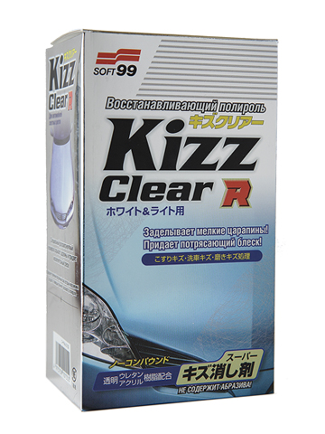 Soft99 полироль для удаления царапин на кузове Kizz Clear для светлых, 270 мл