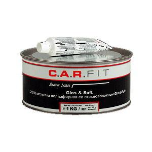 C.A.R. FIT BL Glass&Soft шпаклевка со стекловолокном 1 кг / уп12
