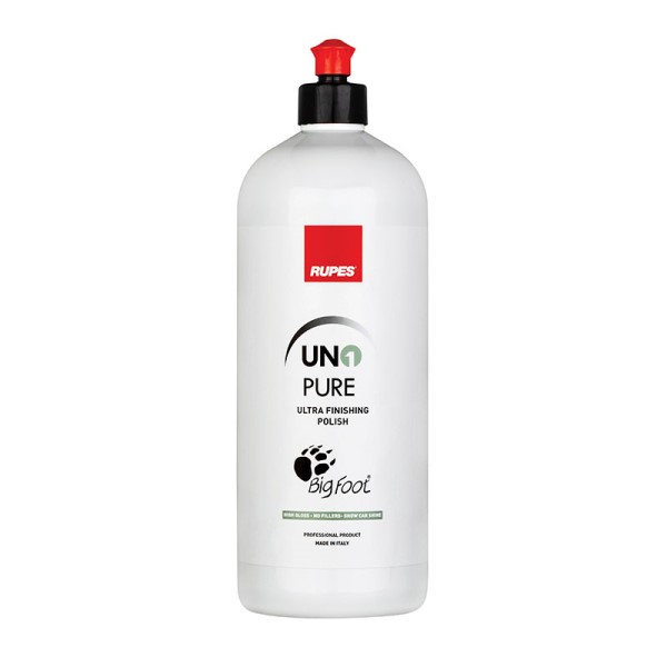 RUPES UNO PURE сверхмелкозернистая полироль для финишной полировки мягких поверхностей, 1 л