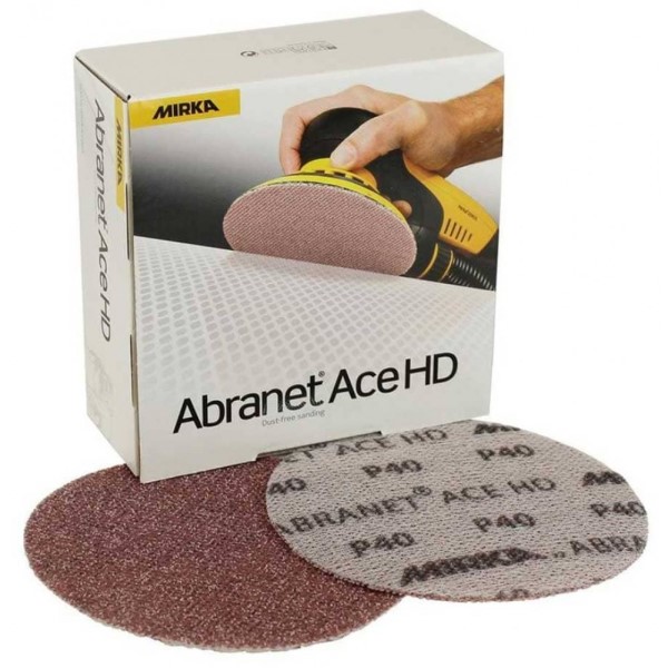 Mirka Abranet Ace HD шлифовальный диск, сетка, D-150 мм, Р40