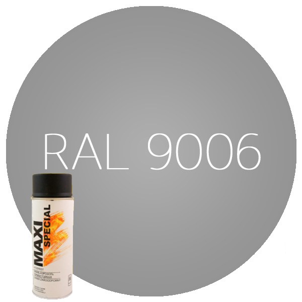 RAL9006 аэрозольная краска, серебристый металлик, 400 мл