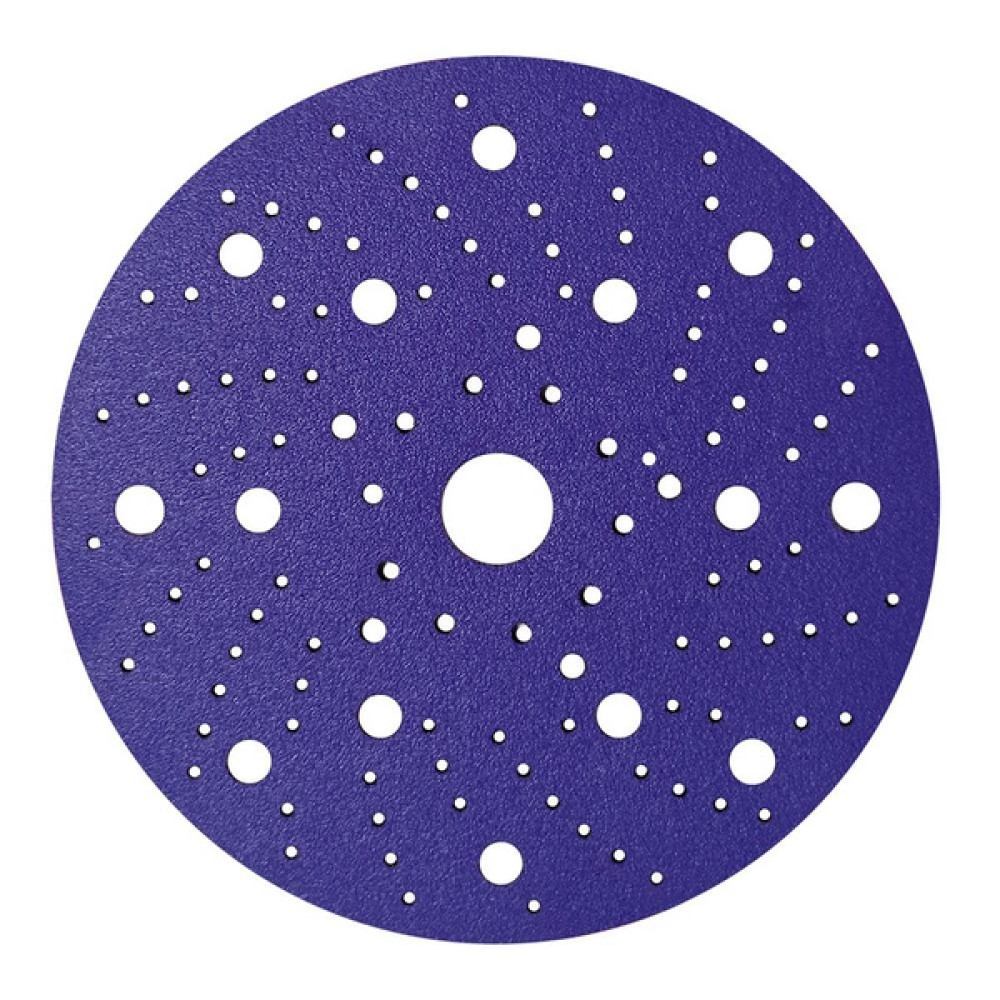 Sandwox 328 Plus Purple шлифовальный диск D-150 мм, Multi отв., керамика, P80