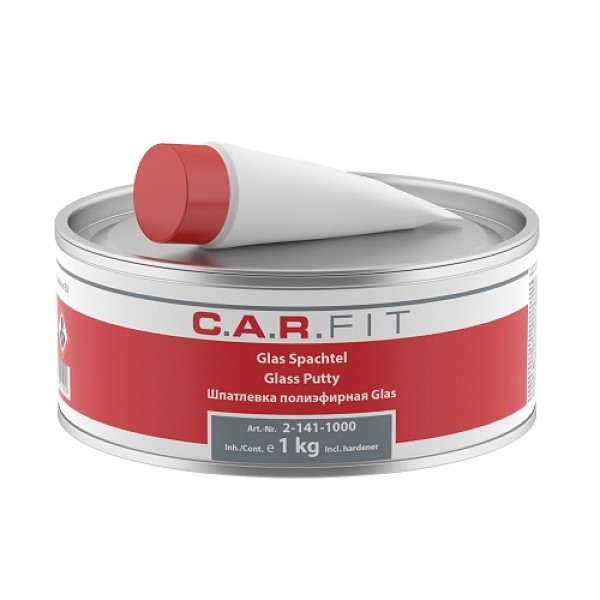 C.A.R. FIT GLASS Plus шпаклевка со стекловолокном, 1 кг