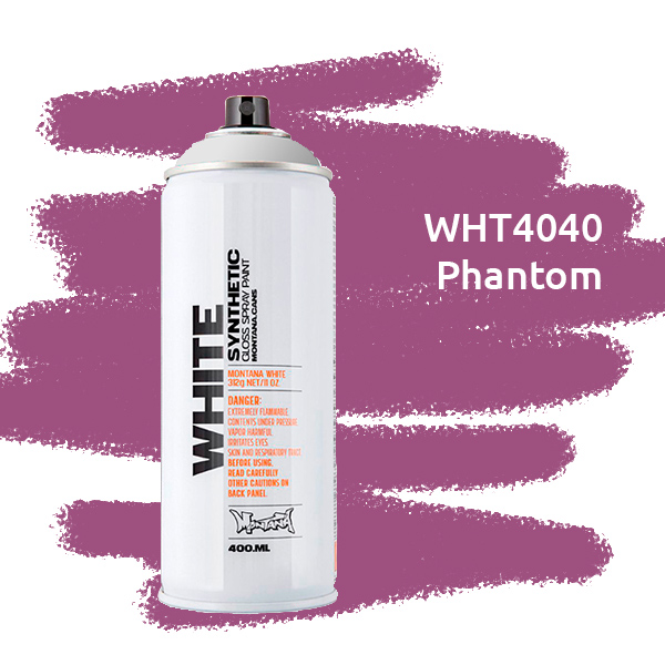 Montana WHITE краска для граффити баллон 400 мл, лиловый фантом